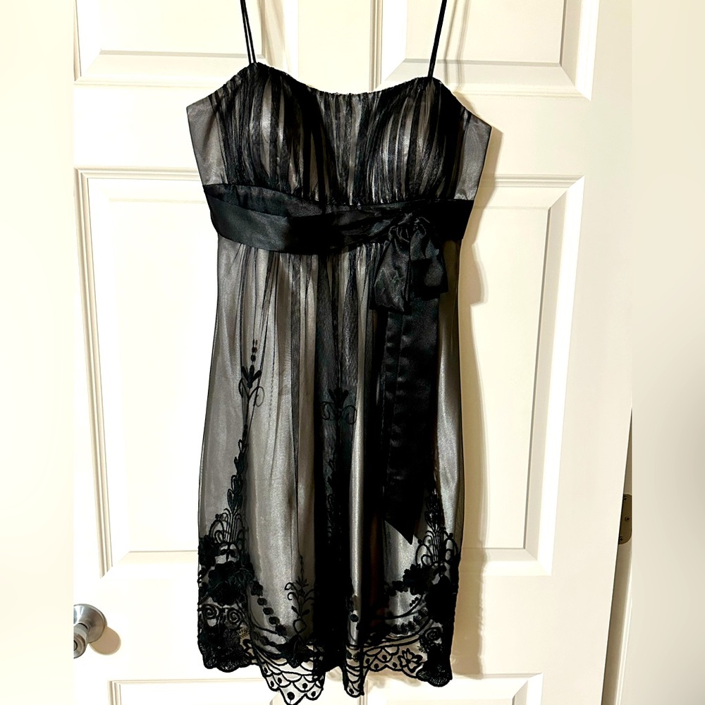 Black and silver Dress size 10 by SL fashions